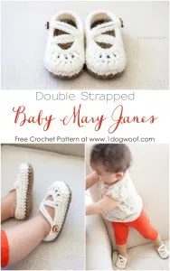 28. double strapped crochet baby_mary_janes_crochet_pattern