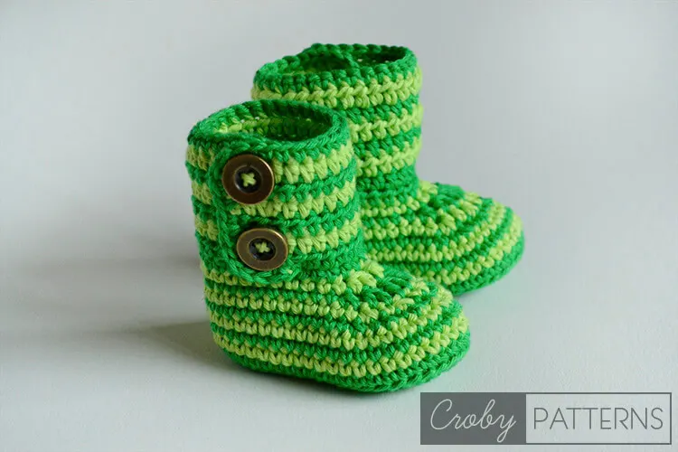8.how to crochet baby booties step by step free pattern on youtube