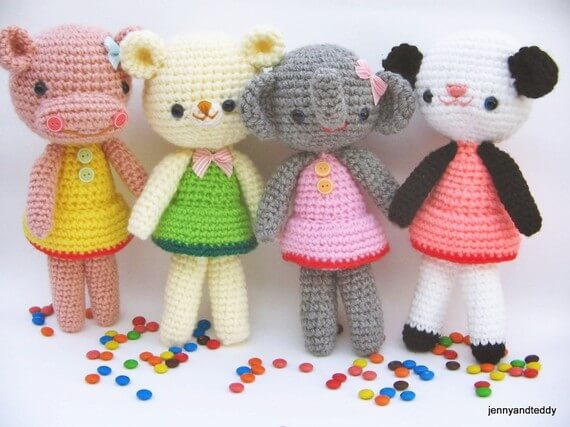 free amigurumi animal pattern girlgang