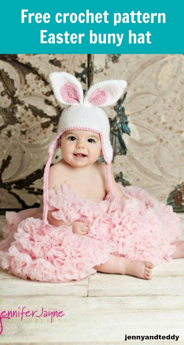 free crochet pattern easter bunny hat by jennyandteddy