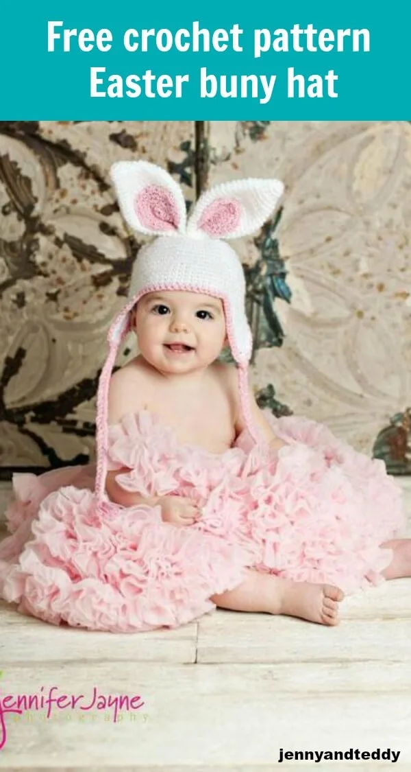 free crochet pattern easter bunny hat by jennyandteddy