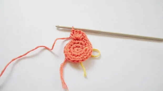 bird crochet appliqu free pattern