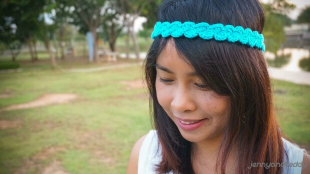 easy free shell stitch headband crochet pattern