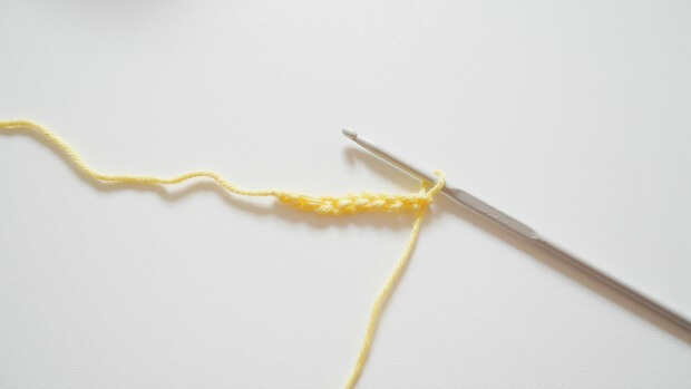 how to make a crochet chain for headband
