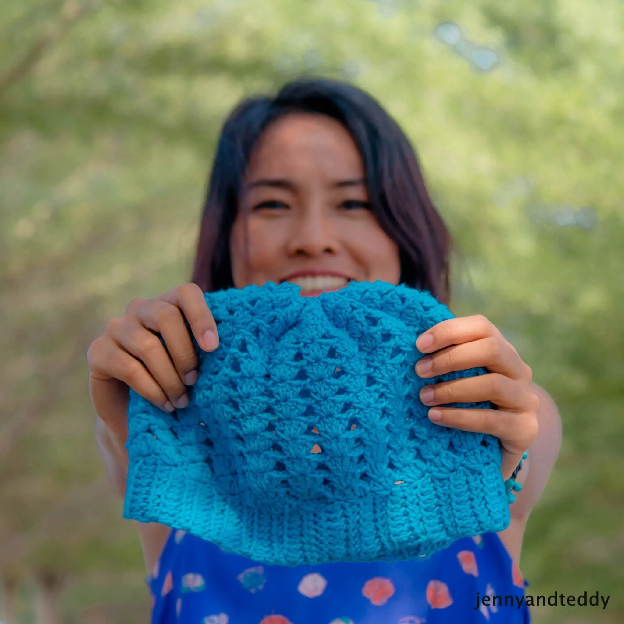 How to crochet a ladies beanie hat step by step.