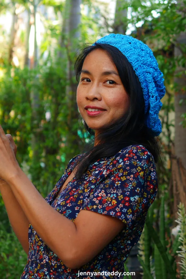 easy shell stitch beanie hat free pattern.