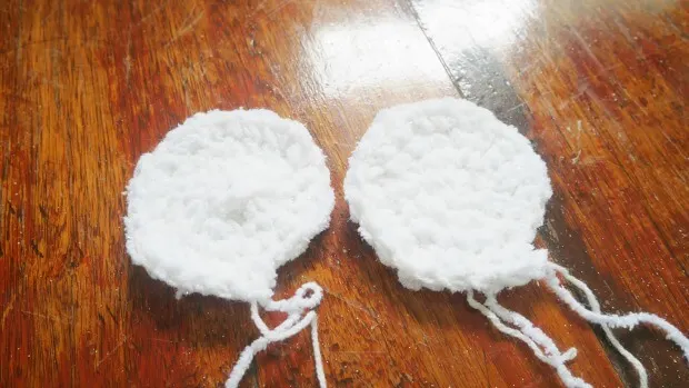 a teddy bear ear crochet