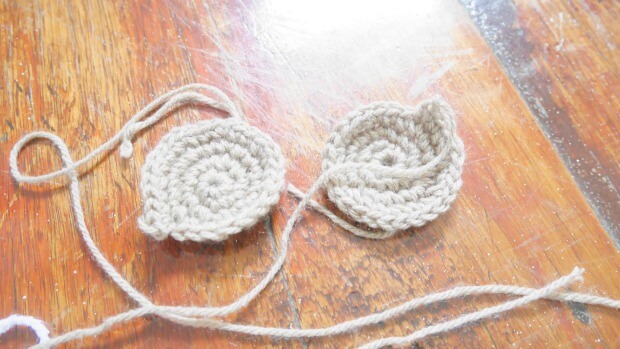 ateddy bear ear crochet