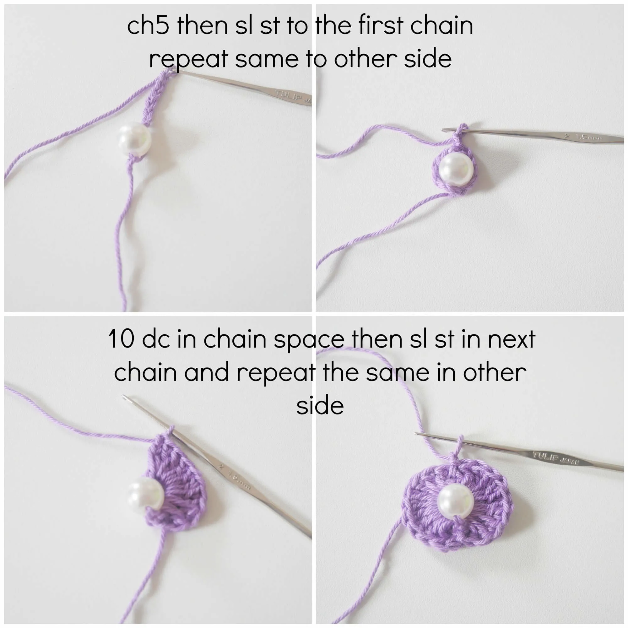 how to crochet beaded headband easy for beginner