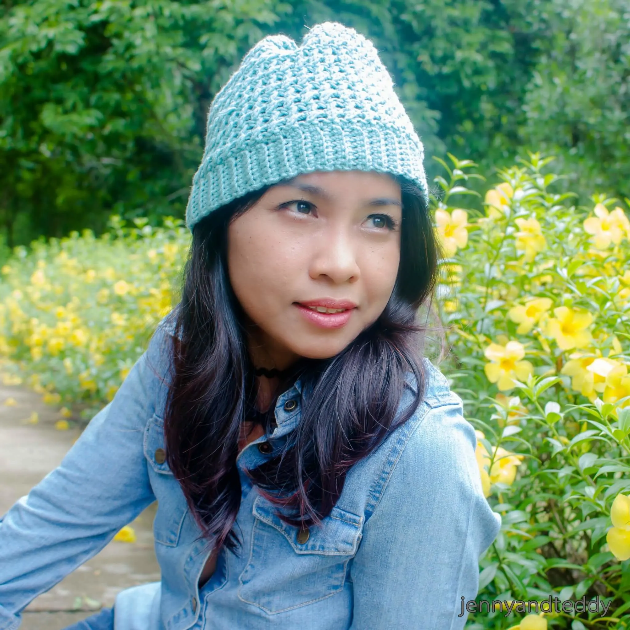 how to make criss cross beanie crochet hat free pattern