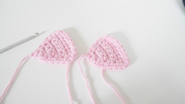 30 minutes Cat ear headband free crochet pattern