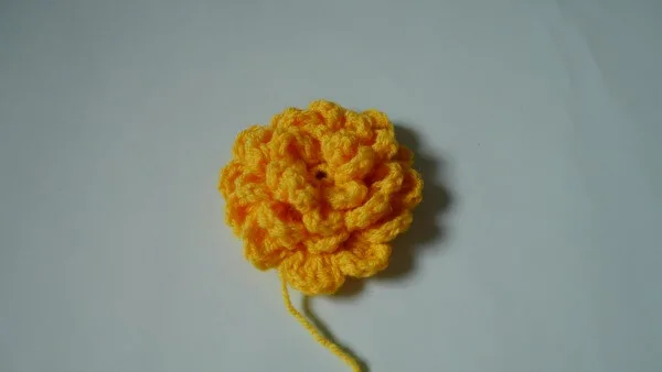3d crochet flower free pattern