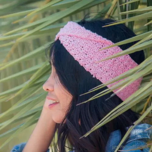 easy crochet twists headband free pattern