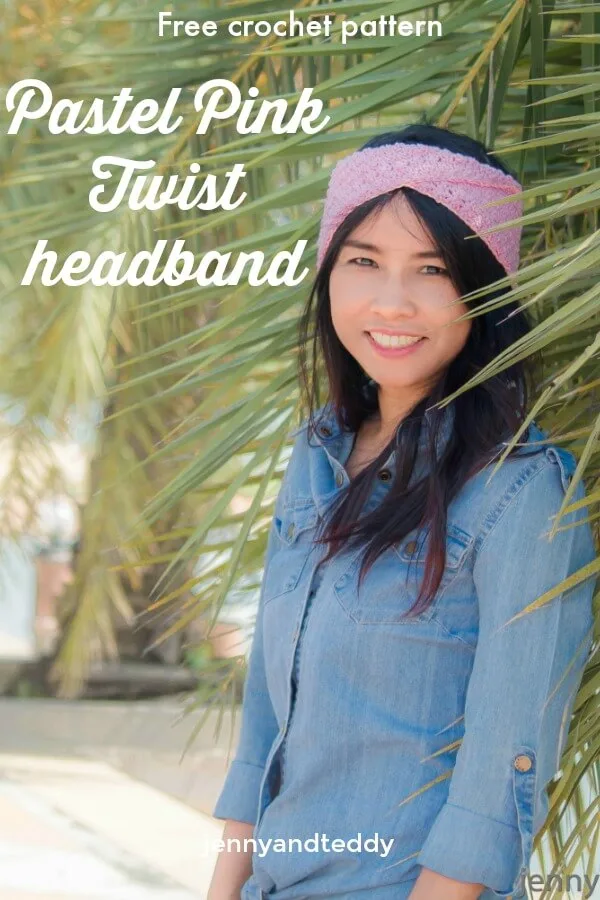 easy twist crochet headband free pattern for beginner