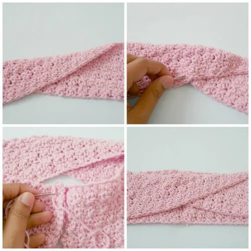 easy twist crochet headband free pattern6