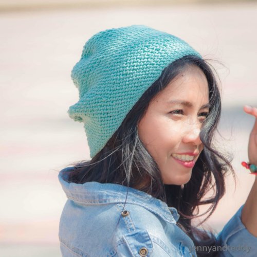 How to crochet a knit like  beanie hat step by step.