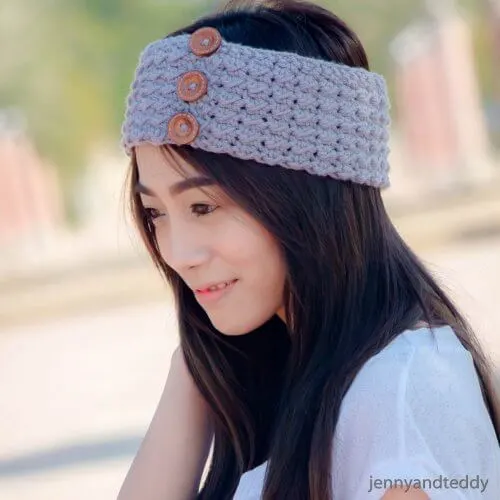 1atlantic easy beginner crochet headband free pattern