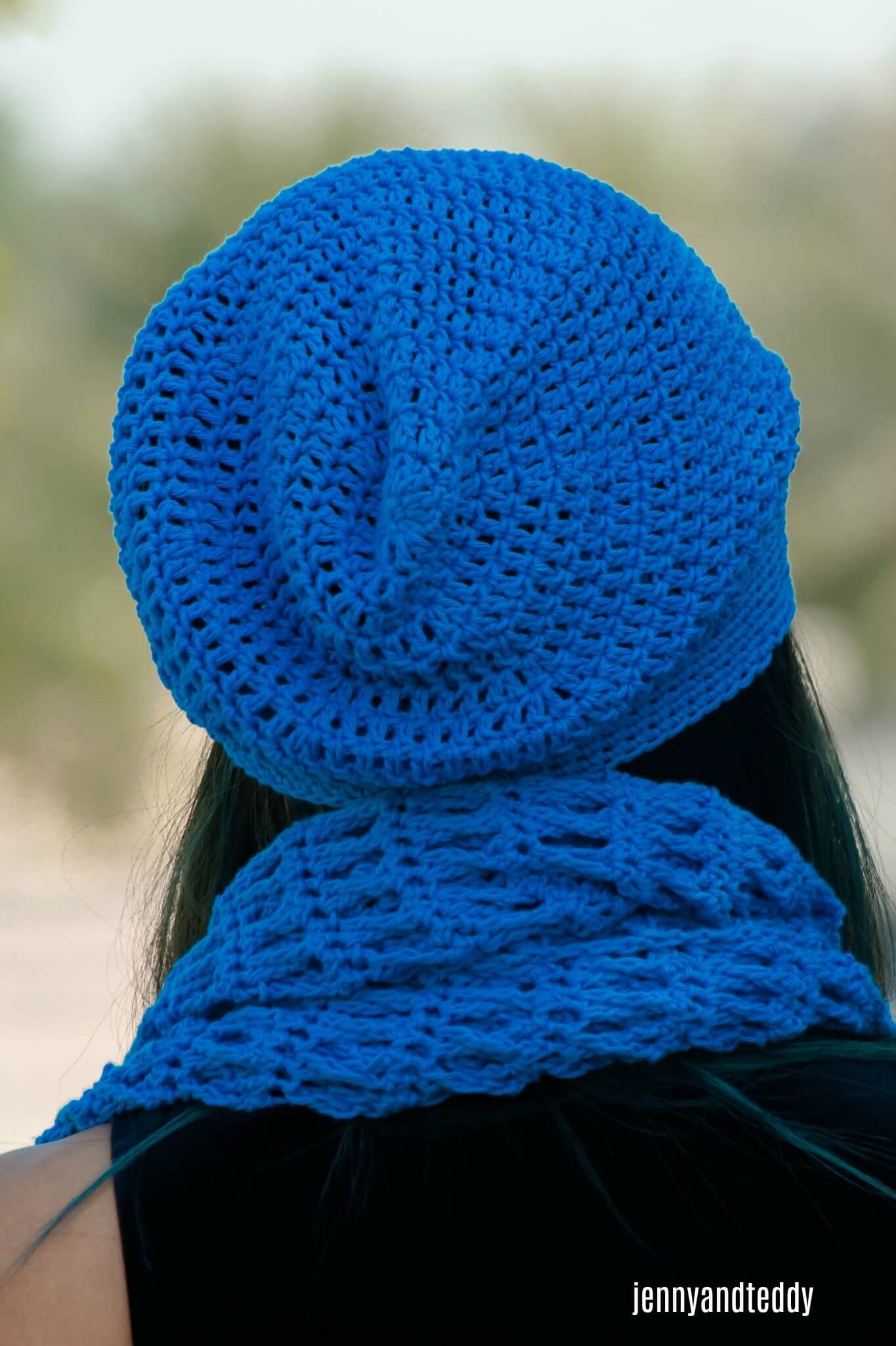 2nina slouchy beanie hat easy double crochet beginner