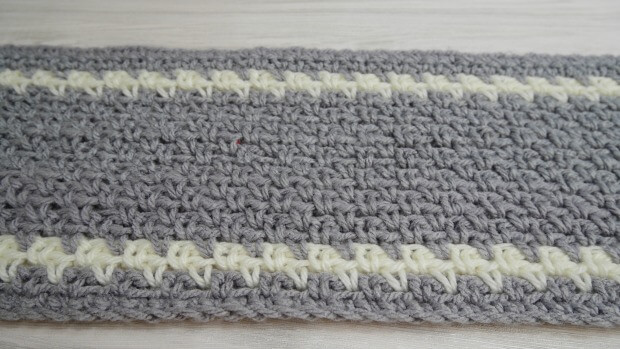 crochet linen stitch pattern.