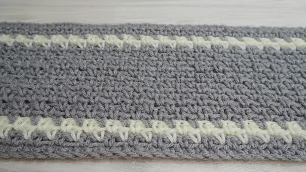 crochet linen stitch pattern.