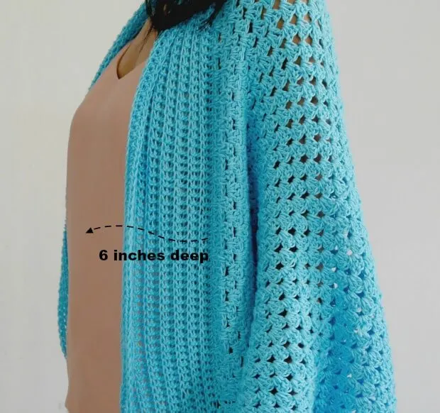 beginner crochet cardigan free pattern cotton yarn