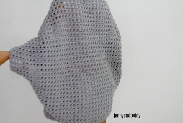 pretty me oversize chunky cocoon cardigan free crochet patten
