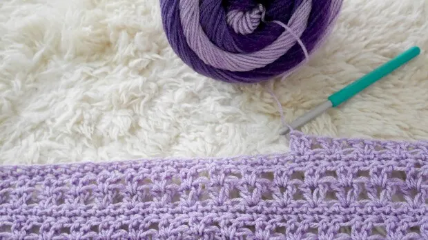 1beginner crochet v stitch