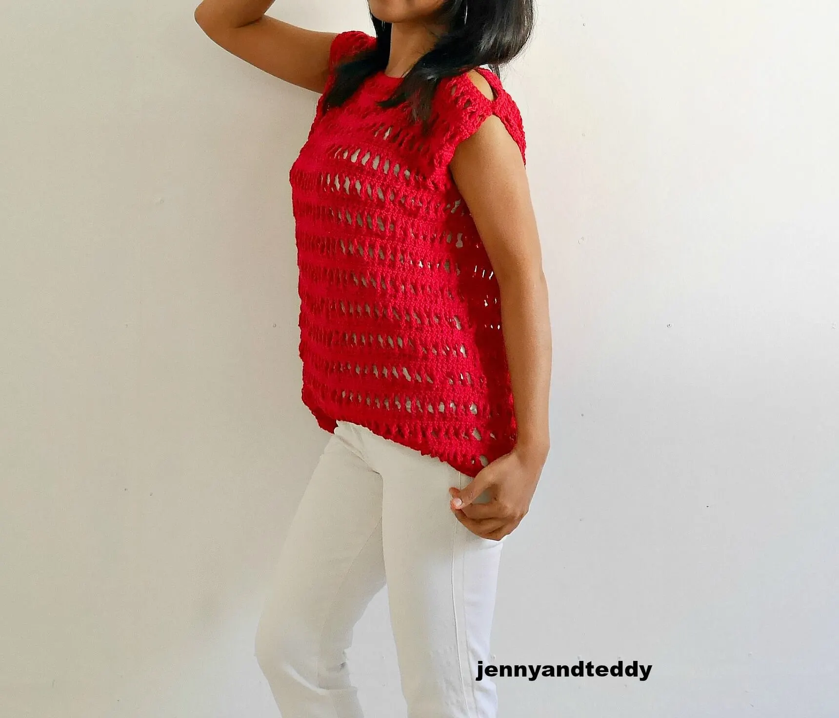 easy crochet summer top free pattern