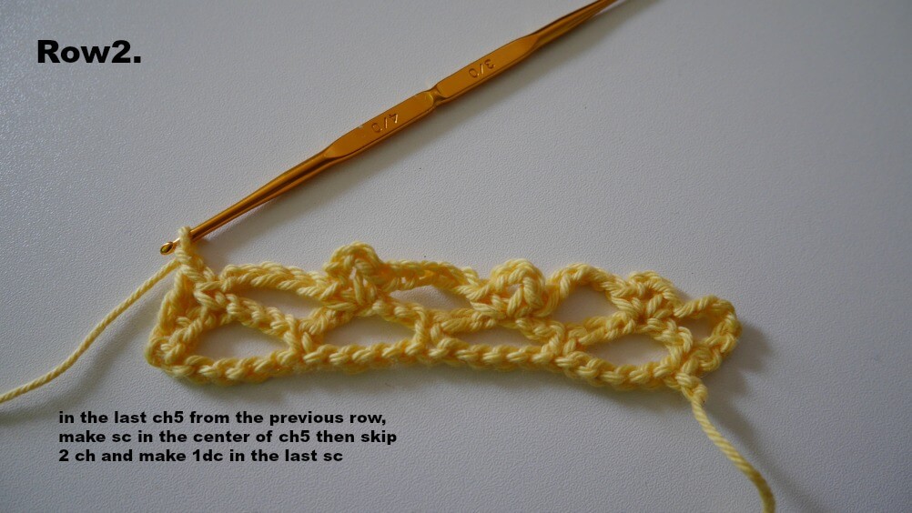 picot crochet lace stitch