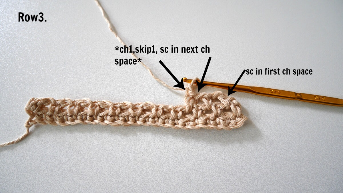 crochet moss stitch photo tutorail by jennyandteddy