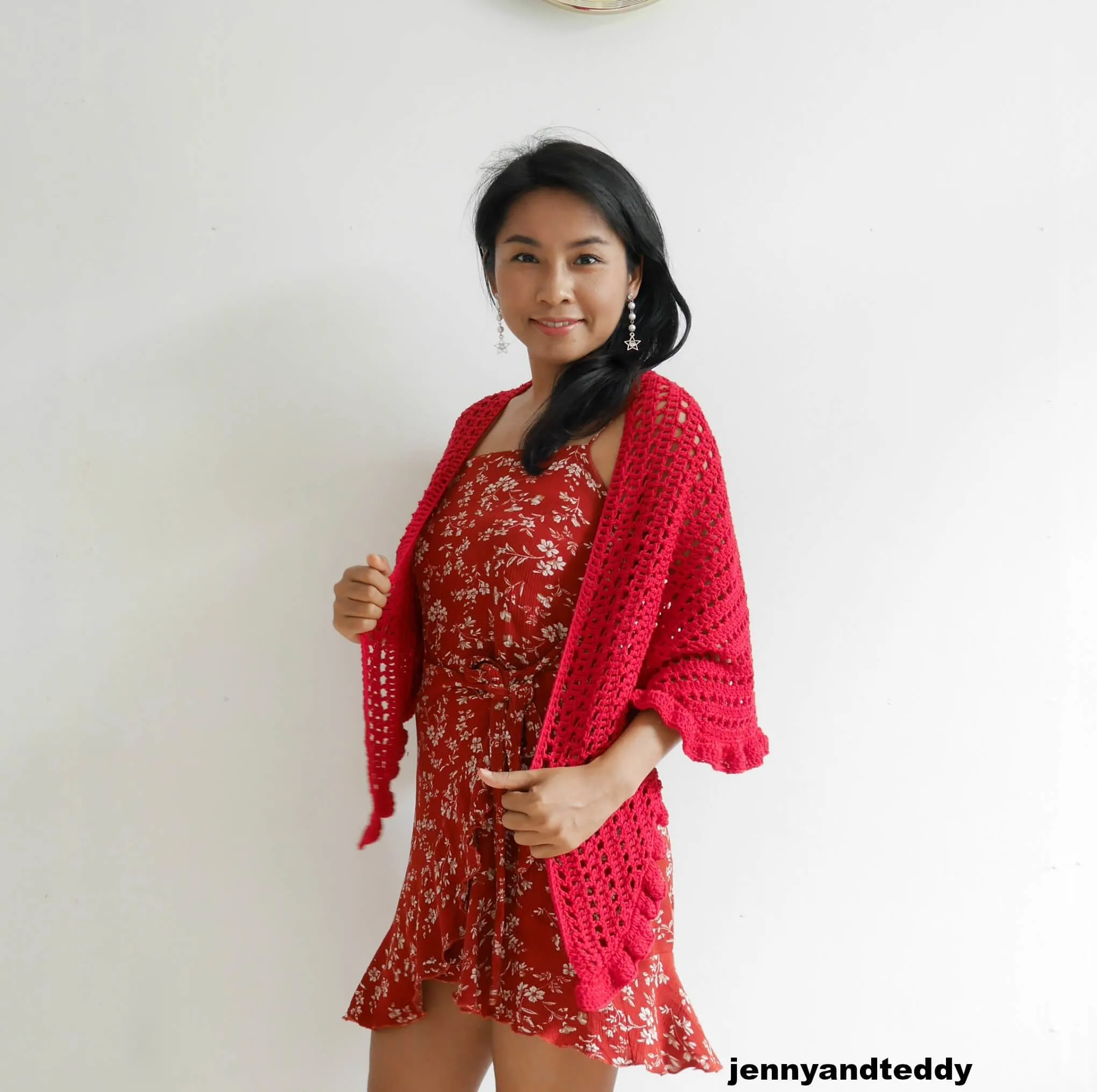 date night raffle wrap free crochet pattern