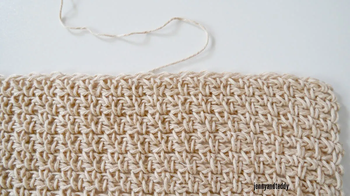 easy moss crochet stitches