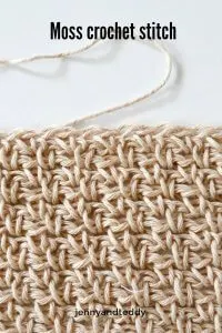 crochet moss stitch