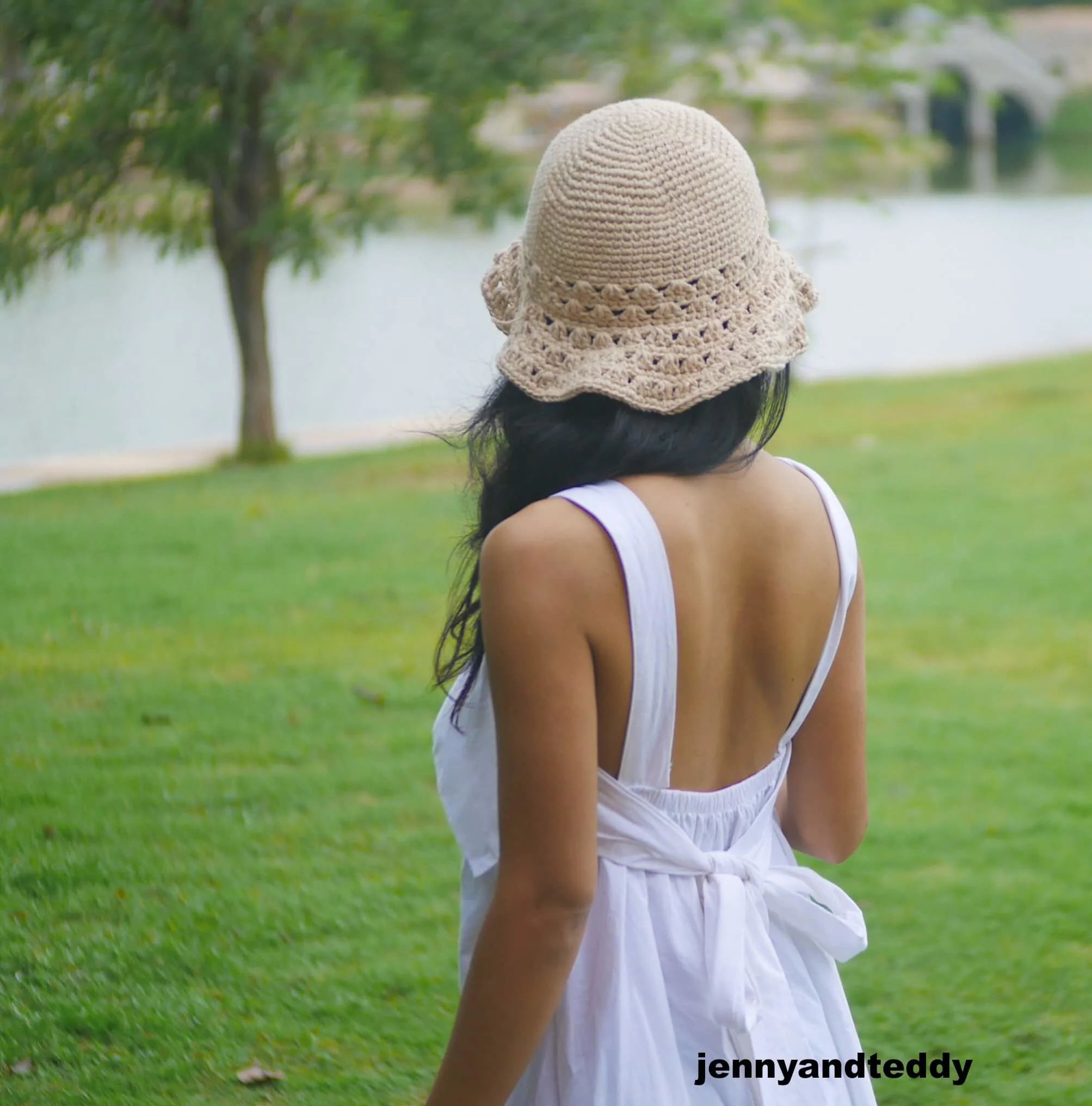 beach vibe easy summer crochet sun hat tutorial