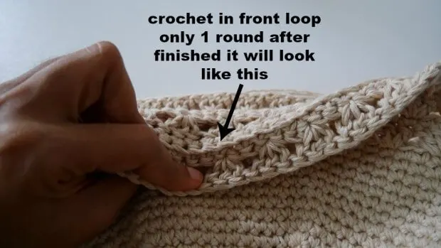 lace crochet brimmed hat.