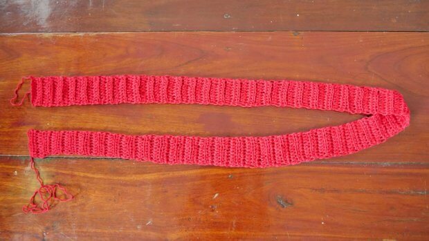 makeing a crochet band