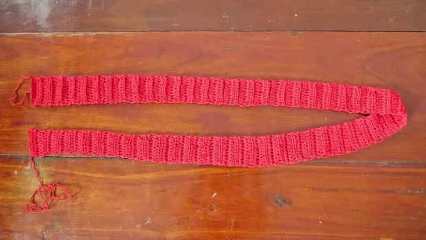 makeing a crochet band