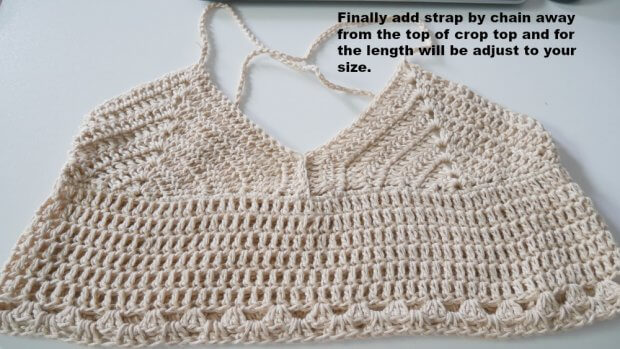 crochet crop top free pattern