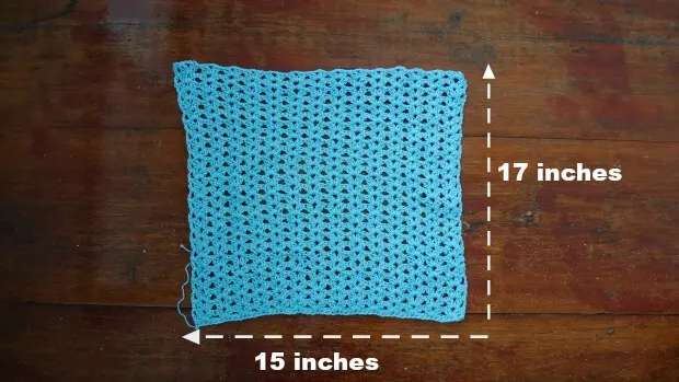 crochet sweater top rectangle
