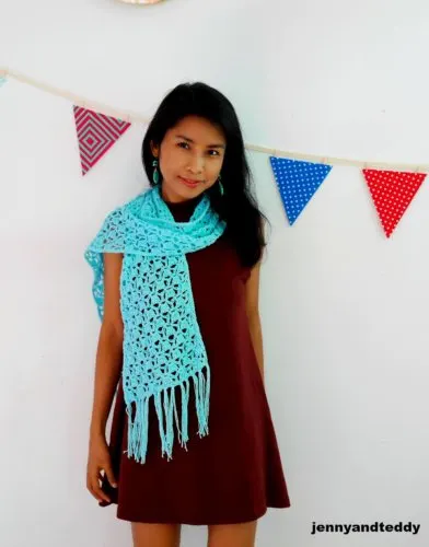 Crochet scarf or shawl pattern