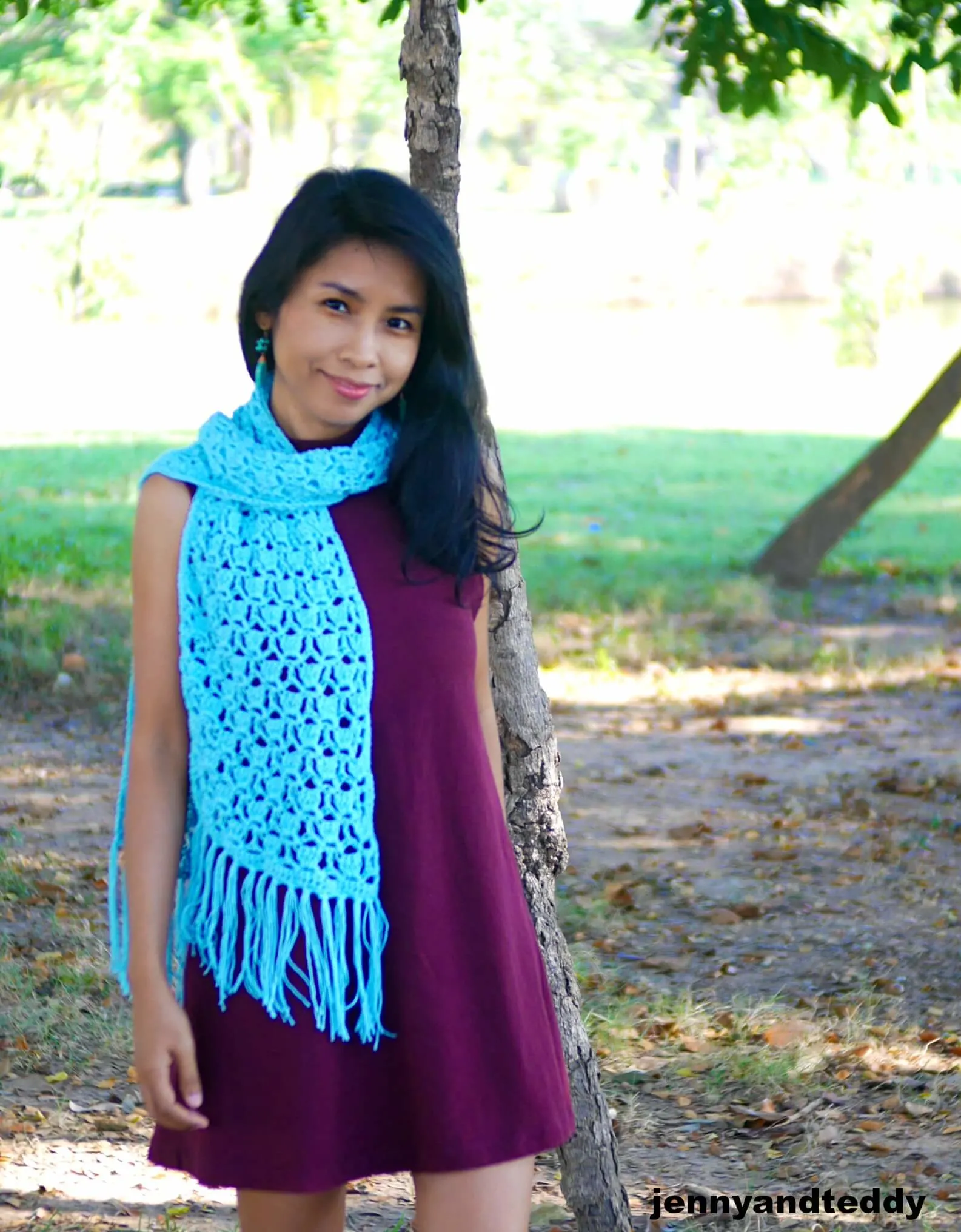 easy quick crochet scarf free pattern