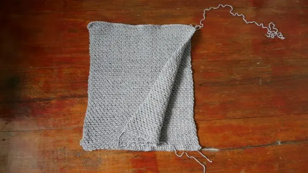 crochet rectangle poncho easy for beginner.