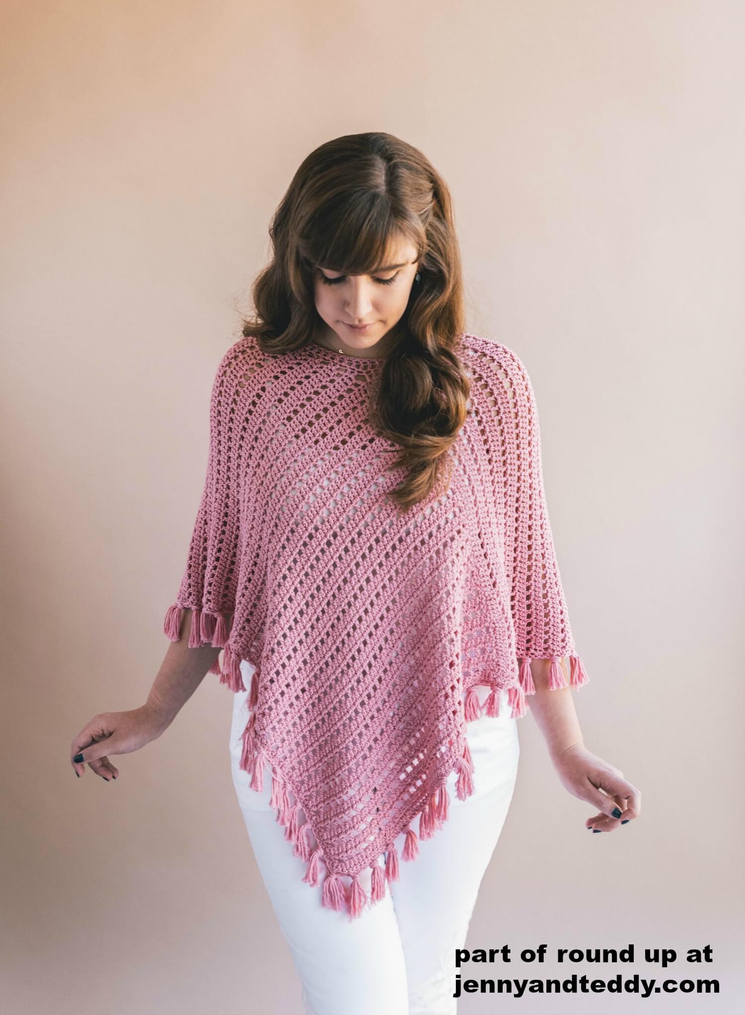 10 Modèles De Poncho Au Crochet Faciles Et Gratuits Pour Les Débutants