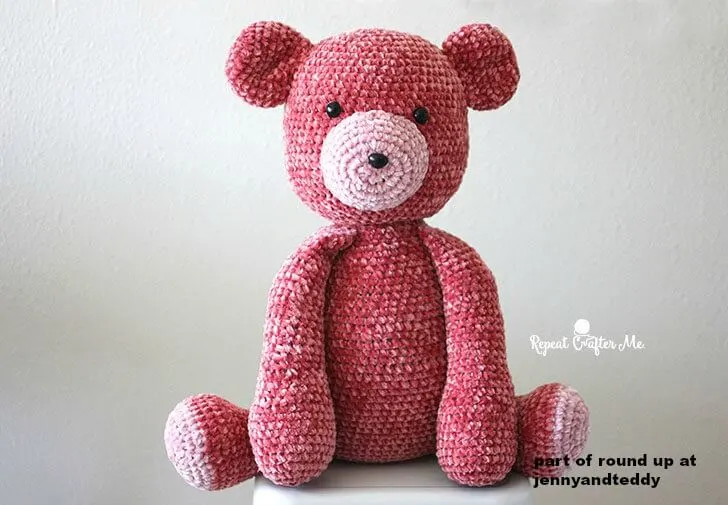 velvet amigurumi teddy bear image