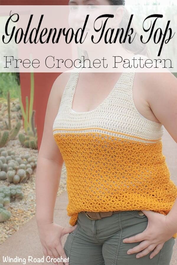 10 free easy crochet tank top patterns for summer. Jenny & Teddy