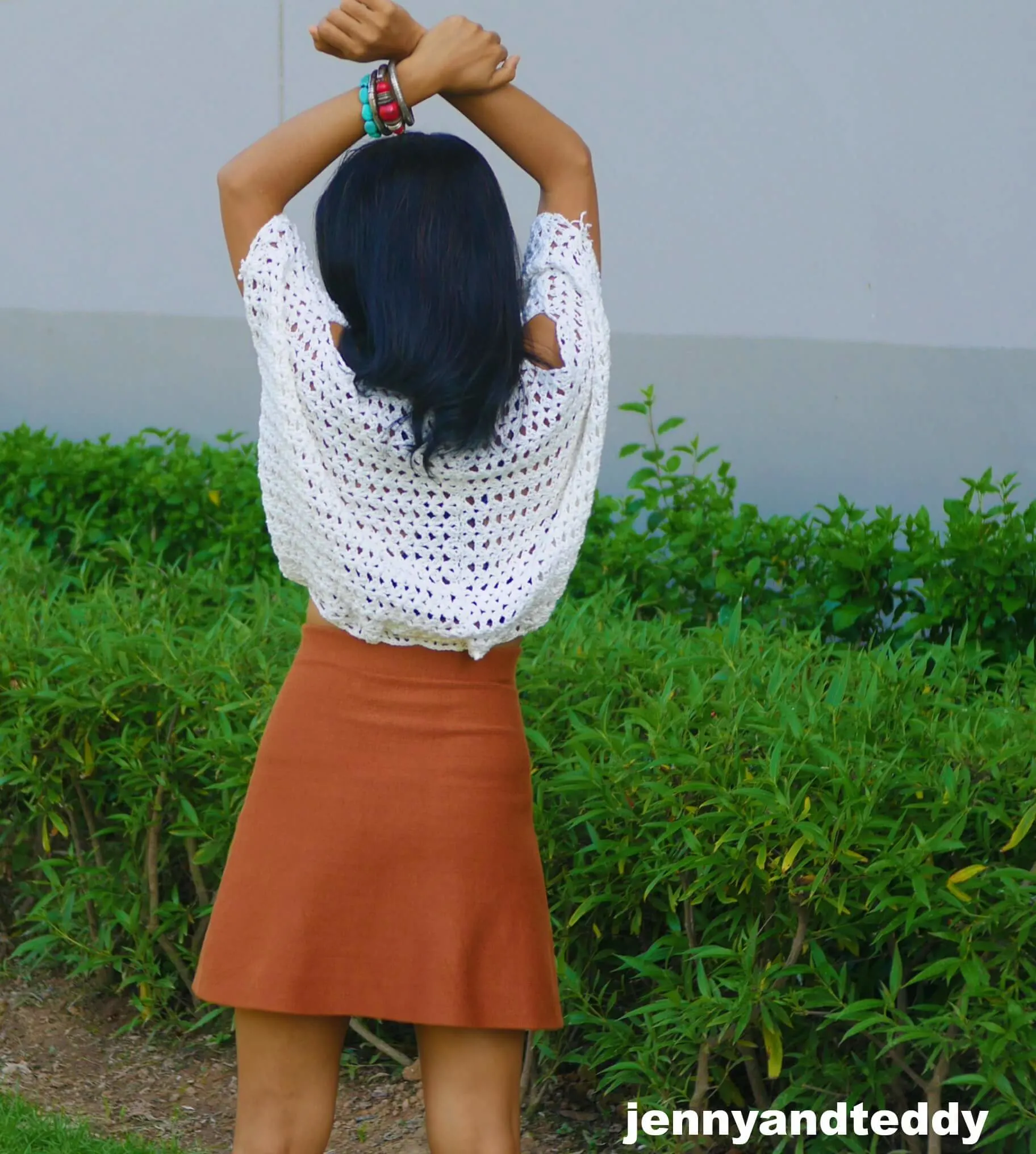 boho chic crochet crop top photo