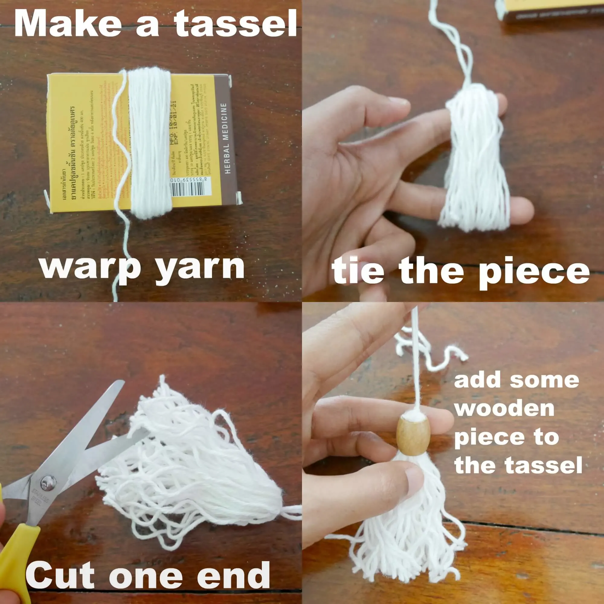 how to a tassel easy photo