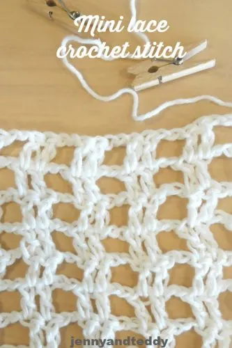 mini lace crochet stitch picture