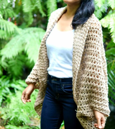 cocoon cardigan crochet