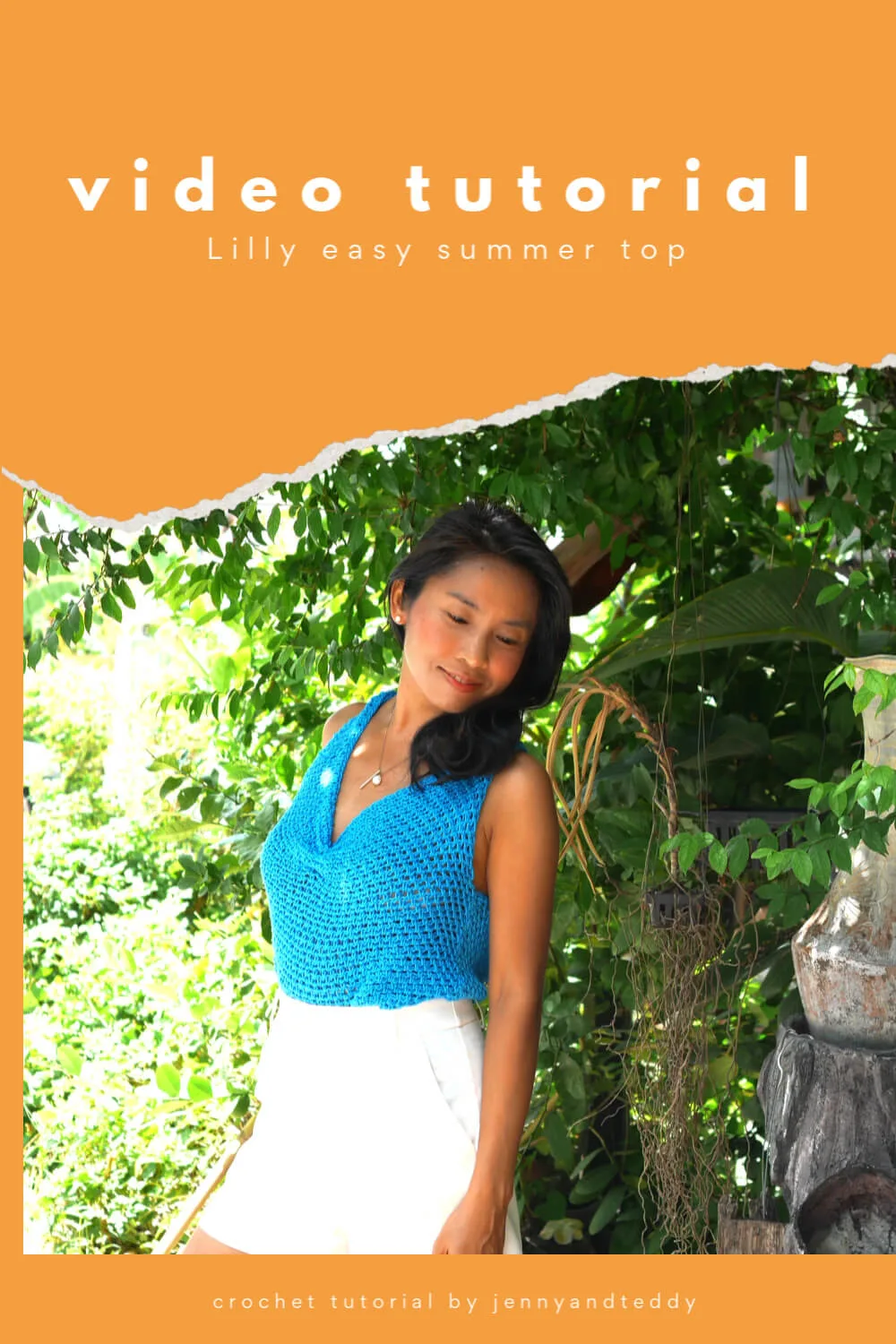 lilly easy summer crochet top free pattern